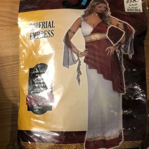 New in bag Halloween costume-  Imperial empress.  size adult woman- Large
